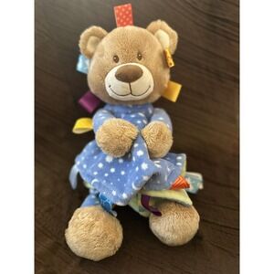Mary Meyer Baby Taggies Signature Bear Blanket 13" Plush Stuffed Animal Toy